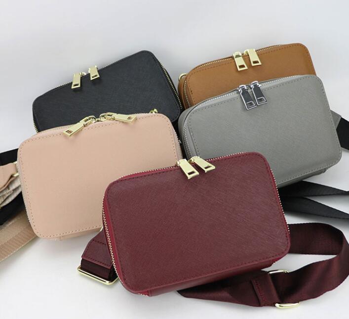 Saffiano Leather Crossbody Bag