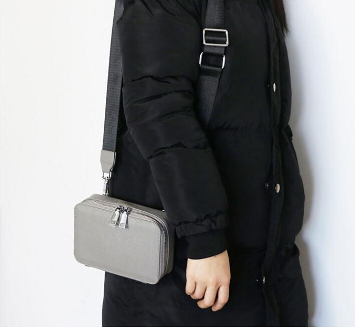 Saffiano Leather Crossbody Bag