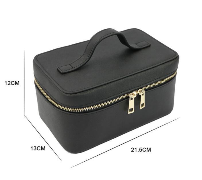 Portable Cosmetic Case with Handle