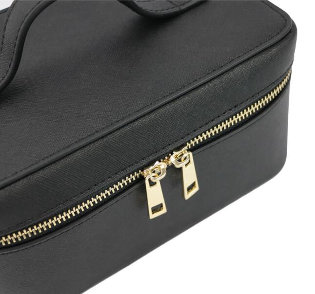 Portable Cosmetic Case with Handle