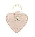 Crocodile Leather Heart Keyring